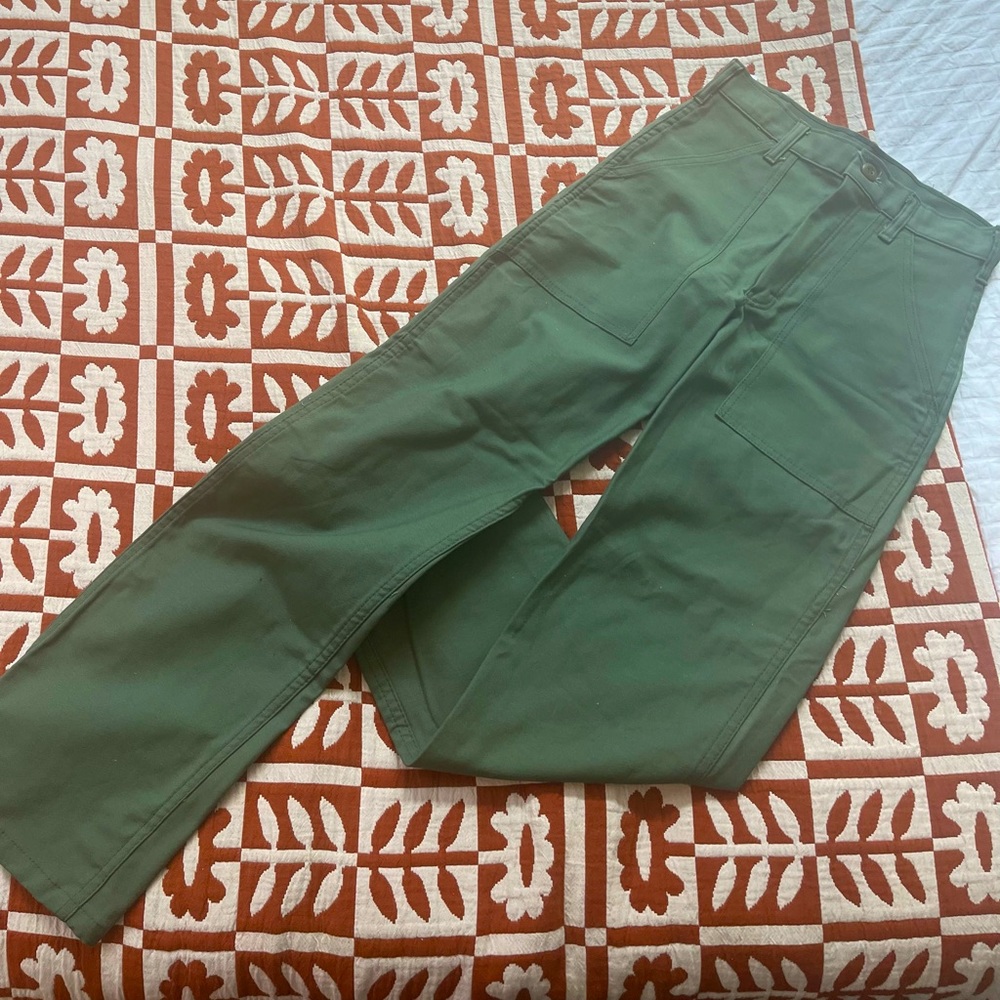 Army Green Trousers from Urban Outfitters